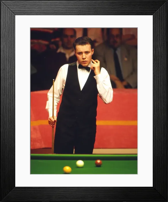 Framed Print : John Higgins - 1996 Embassy World Snooker Championship Framed Print : John Higgins - 1996 Embassy World Snooker Championship