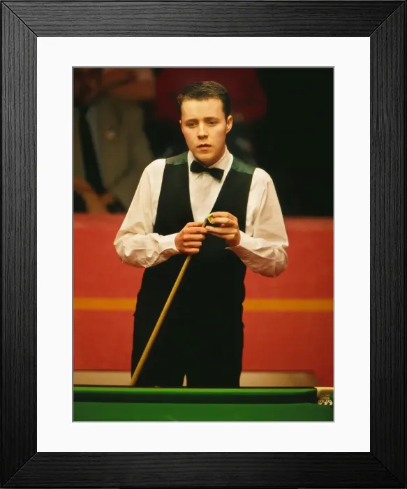 Framed Print : John Higgins - 1996 Embassy World Snooker Championship Framed Print : John Higgins - 1996 Embassy World Snooker Championship