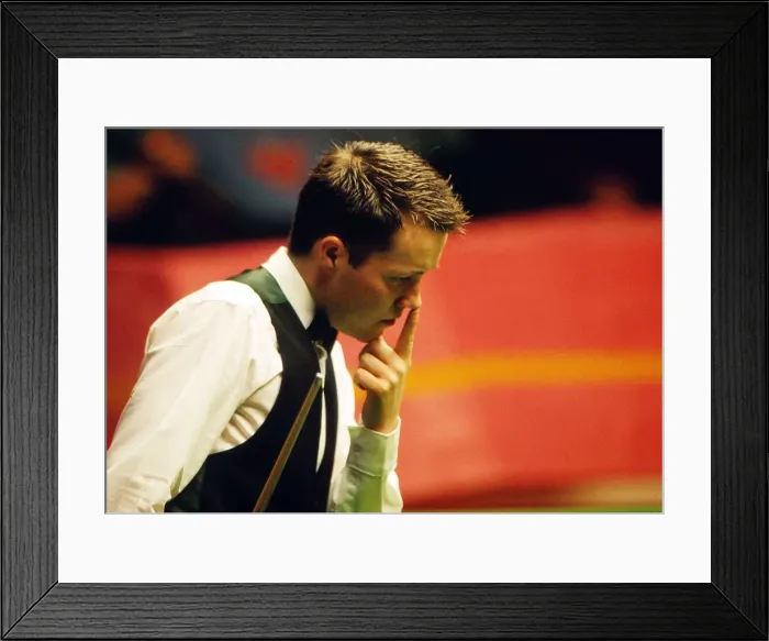 Framed Print : John Higgins - 1996 Embassy World Snooker Championship Framed Print : John Higgins - 1996 Embassy World Snooker Championship