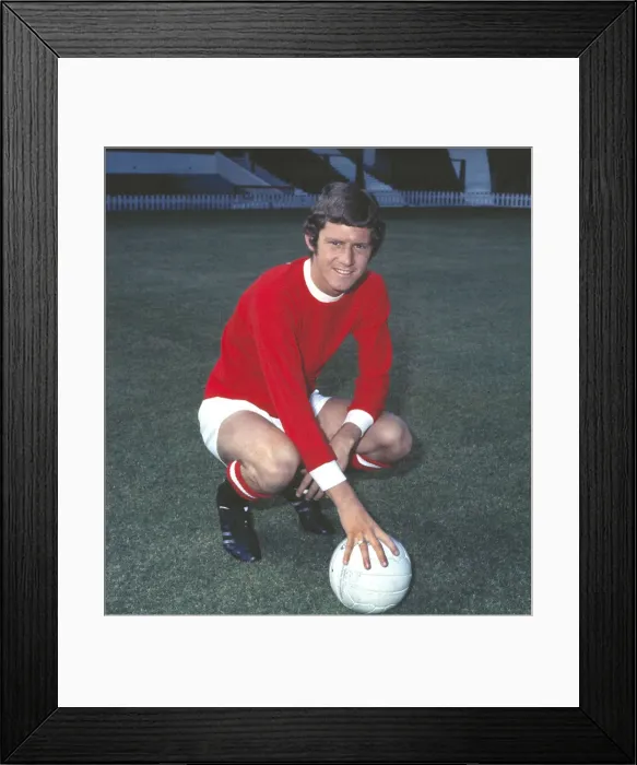 Framed Print : Brian Kidd - Manchester United Framed Print : Brian Kidd - Manchester United