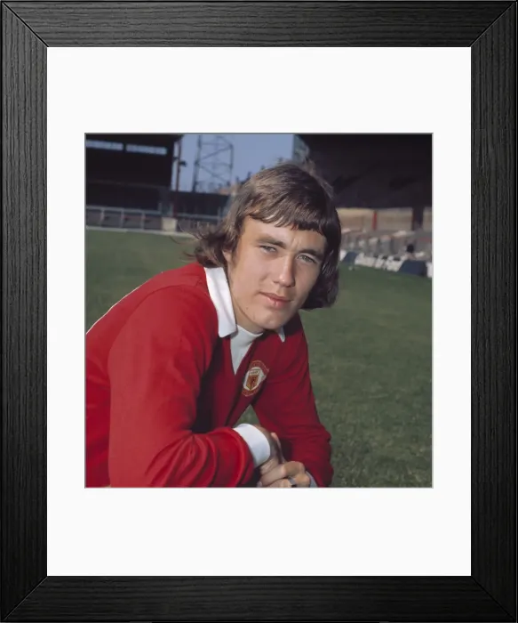 Framed Print : Sammy McIlroy - Manchester United Framed Print : Sammy McIlroy - Manchester United
