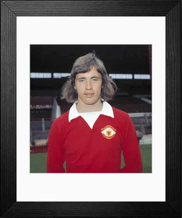 Framed Print : Sammy McIlroy - Manchester United