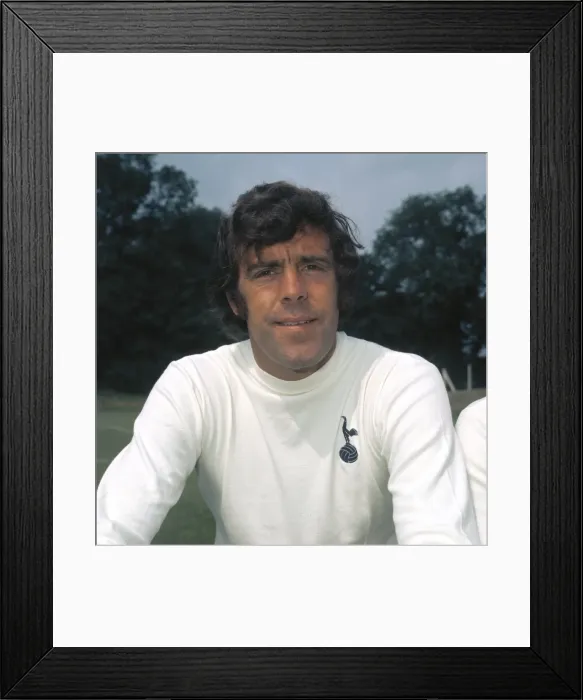 Framed Print : Mike England - Tottenham Hotspur Framed Print : Mike England - Tottenham Hotspur
