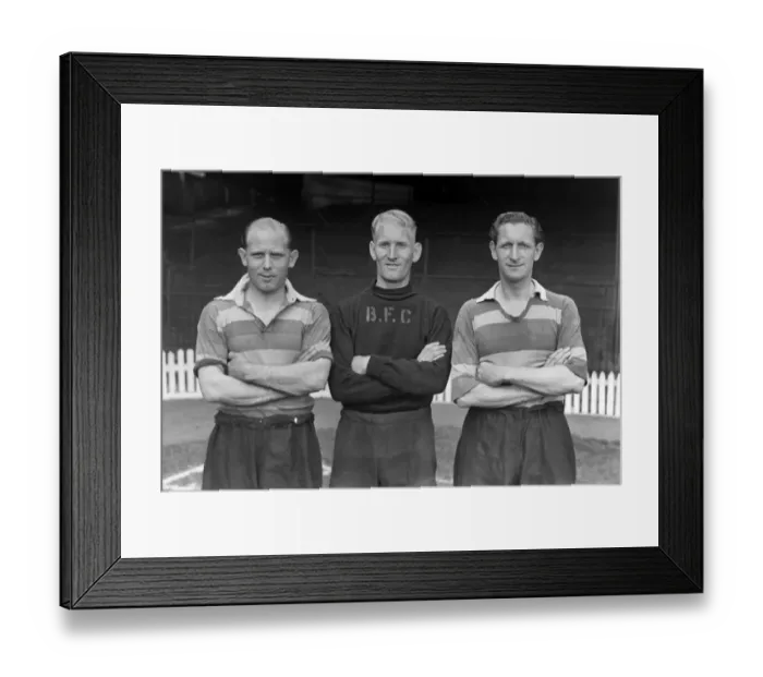 Framed Print : George Wilkins, Jimmy Nicholls, Billy Layton - Bradford Park Avenue Framed Print : George Wilkins, Jimmy Nicholls, Billy Layton - Bradford Park Avenue