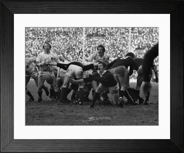 Framed Print : Scotlands Alan Lawson - 1979 Five Nations