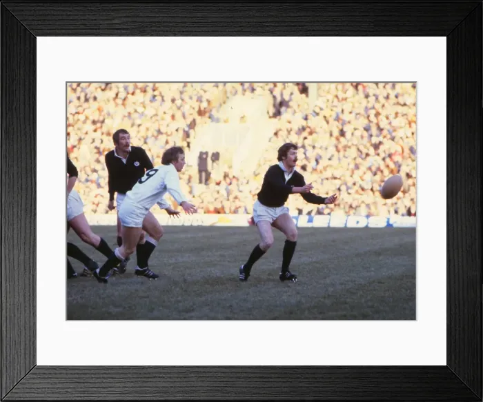 Framed Print : Scotlands Alan Lawson and Englands Malcolm Young - 1979 Five Nations Framed Print : Scotlands Alan Lawson and Englands Malcolm Young - 1979 Five Nations