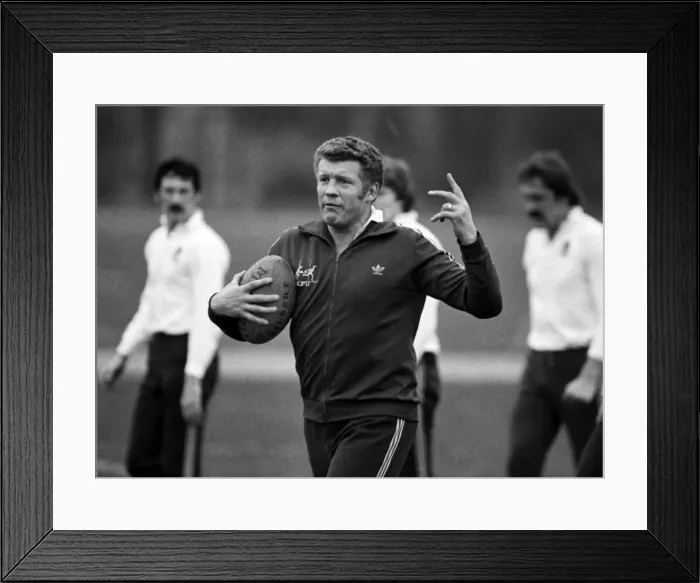 Framed Print : England coach Mike Davis - 1980 Five Nations Framed Print : England coach Mike Davis - 1980 Five Nations