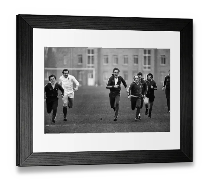 Framed Print : England training - 1980 Five Nations Framed Print : England training - 1980 Five Nations