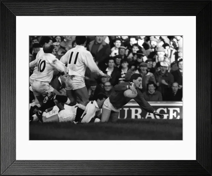 Framed Print : Wales Jonathan Davies - 1988 Five Nations