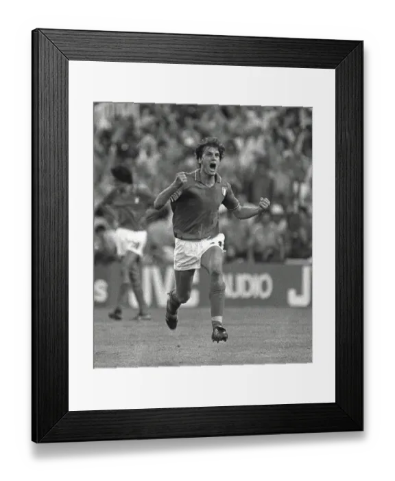 Framed Print : Italys Marco Tardelli celebrates his goal in the 1982 World Cup Final Framed Print : Italys Marco Tardelli celebrates his goal in the 1982 World Cup Final
