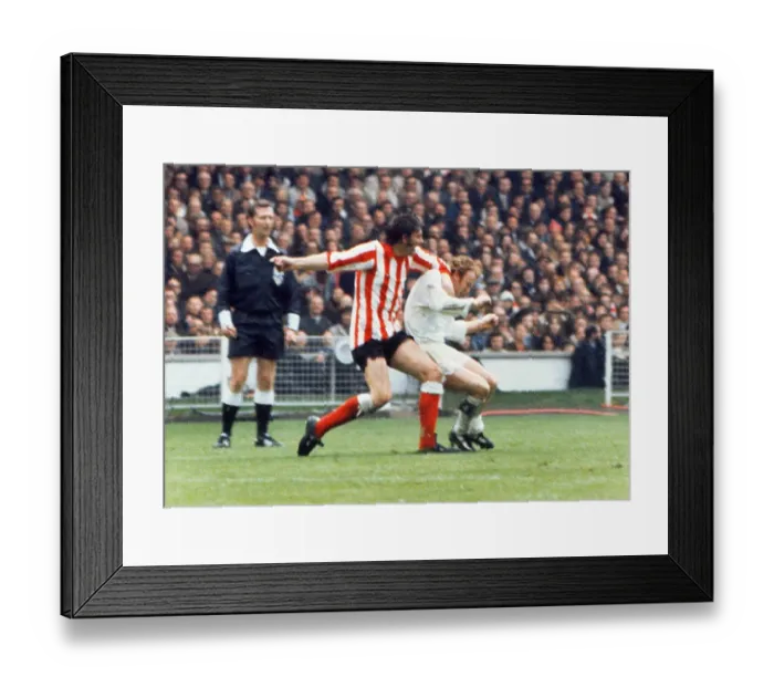 Framed Print : 1973 FA Cup Final: Sunderland 1 Leeds Utd 0 Framed Print : 1973 FA Cup Final: Sunderland 1 Leeds Utd 0