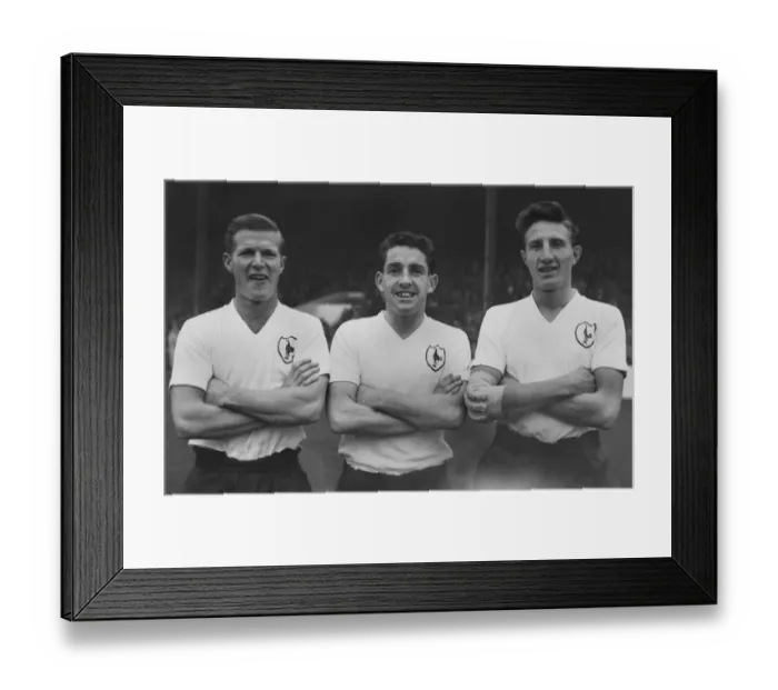 Framed Print : Peter Baker, Dave Mackay, Mel Hopkins - Tottenham Hotspur Framed Print : Peter Baker, Dave Mackay, Mel Hopkins - Tottenham Hotspur