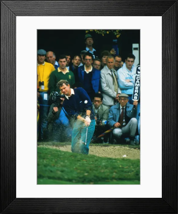 Framed Print : Sandy Lyle - 1981 Ryder Cup Framed Print : Sandy Lyle - 1981 Ryder Cup
