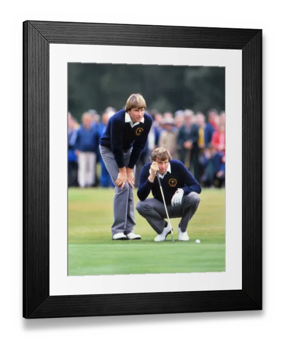 Framed Print : Nick Faldo and Peter Oosterhuis - 1981 Ryder Cup Framed Print : Nick Faldo and Peter Oosterhuis - 1981 Ryder Cup