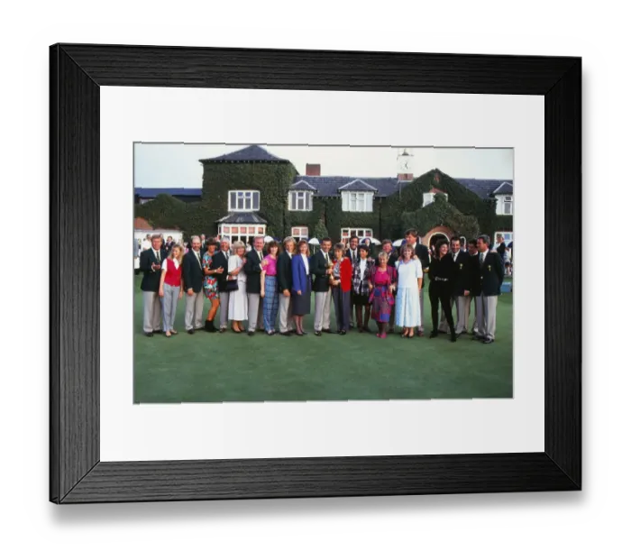 Framed Print : The European team that retained the Ryder Cup at the Belfry in 1989