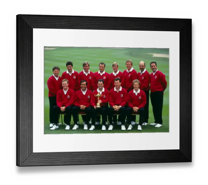 Framed Print : The European team at the 1993 Ryder Cup Framed Print : The European team at the 1993 Ryder Cup
