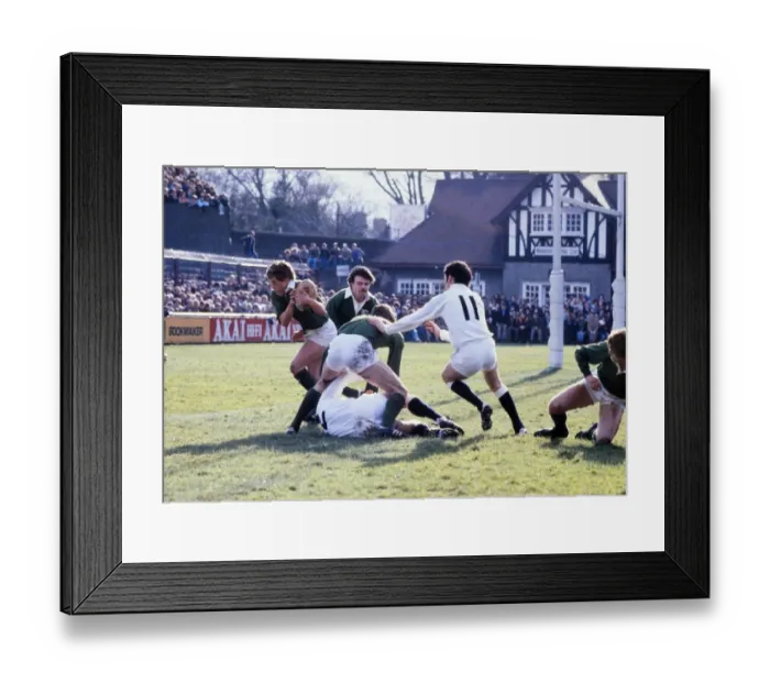 Framed Print : Ireland and England clash at Lansdowne Road - 1981 Five Nations Framed Print : Ireland and England clash at Lansdowne Road - 1981 Five Nations