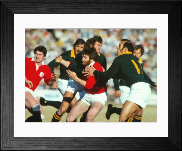 Framed Print : Ray Gravell - 1980 British Lions Tour to South Africa Framed Print : Ray Gravell - 1980 British Lions Tour to South Africa