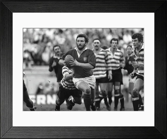 Framed Print : Ray Gravell - 1980 British Lions Tour to South Africa Framed Print : Ray Gravell - 1980 British Lions Tour to South Africa