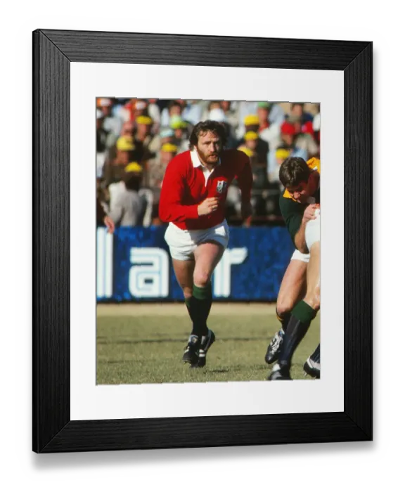Framed Print : Ray Gravell - 1980 British Lions Tour to South Africa