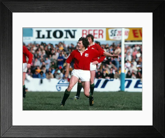 Framed Print : Andy Irvine - 1977 British Lions Tour of New Zealand Framed Print : Andy Irvine - 1977 British Lions Tour of New Zealand