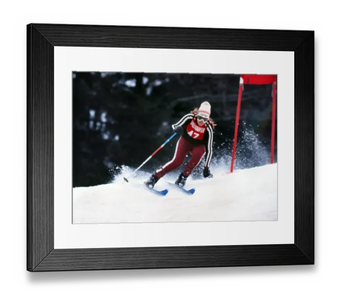 Framed Print : Valentina Iliffe - 1972 Alpine Skiing World Cup - Oberstaufen Framed Print : Valentina Iliffe - 1972 Alpine Skiing World Cup - Oberstaufen