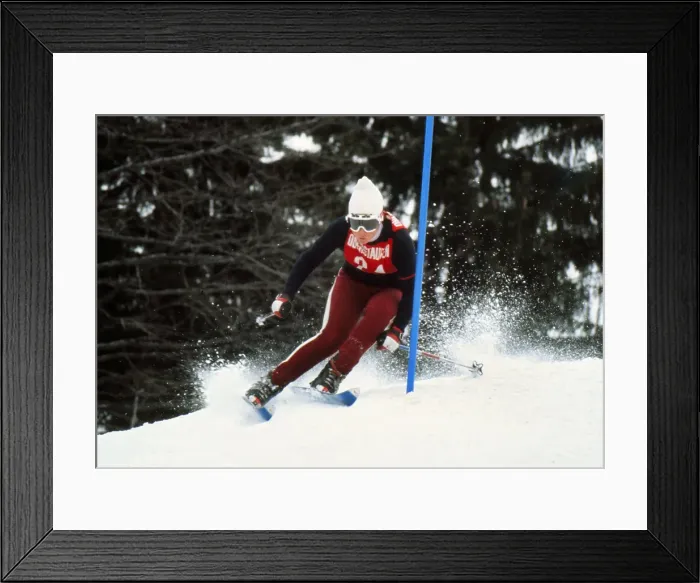 Framed Print : Gina Hathorn - 1972 FIS World Cup - Oberstaufen Framed Print : Gina Hathorn - 1972 FIS World Cup - Oberstaufen