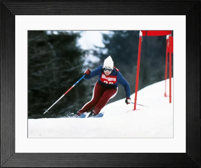 Framed Print : Gina Hathorn - 1972 FIS World Cup - Oberstaufen Framed Print : Gina Hathorn - 1972 FIS World Cup - Oberstaufen