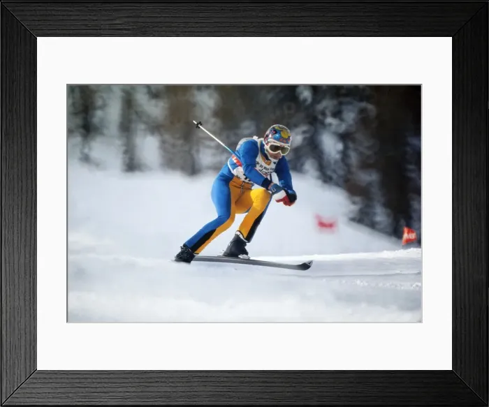 Framed Print : Peter Fuchs - 1975 FIS World Cup - Val d Isere Framed Print : Peter Fuchs - 1975 FIS World Cup - Val d Isere
