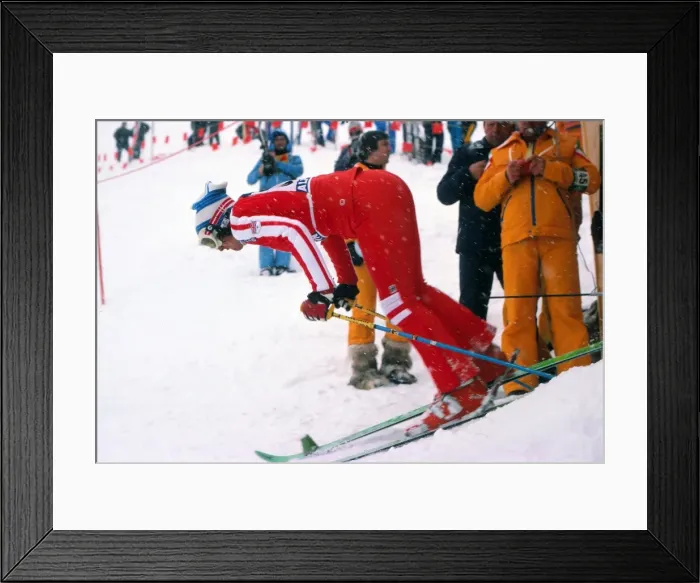 Framed Print : Fiona Easdale- 1976 Innsbruck Winter Olympics - Womens Slalom Framed Print : Fiona Easdale- 1976 Innsbruck Winter Olympics - Womens Slalom