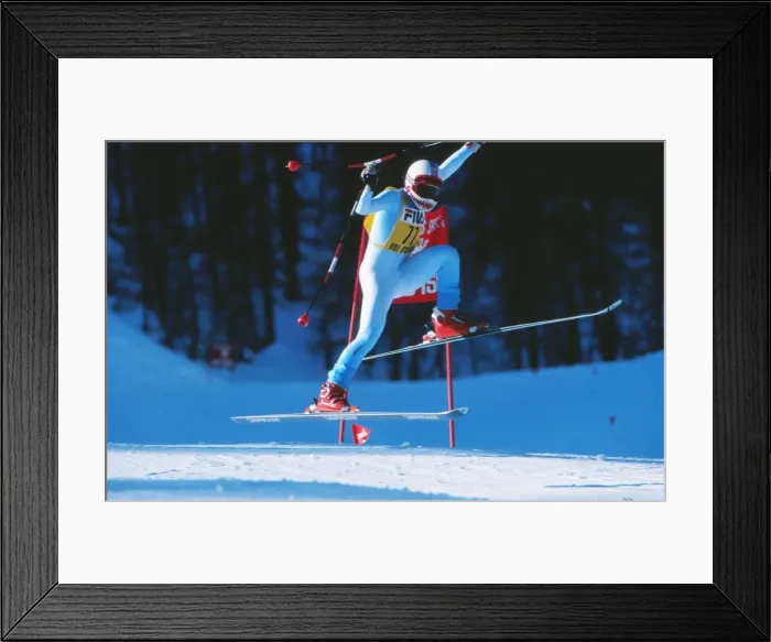 Framed Print : Ross Blyth - 1980 FIS World Cup - Val d Isere Framed Print : Ross Blyth - 1980 FIS World Cup - Val d Isere