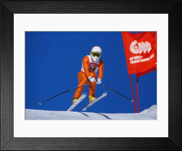Framed Print : Graham Bell - 1987 FIS World Ski Championships Framed Print : Graham Bell - 1987 FIS World Ski Championships
