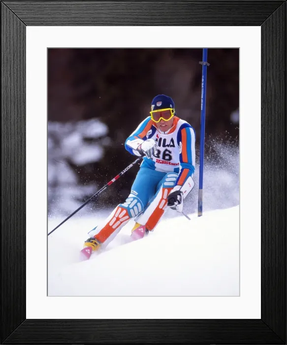 Framed Print : Martin Bell - 1987 FIS World Ski Championships Framed Print : Martin Bell - 1987 FIS World Ski Championships