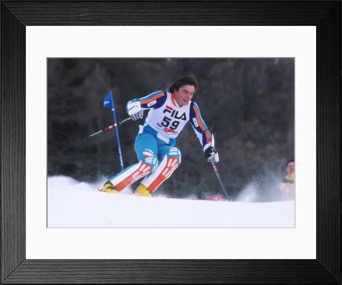 Framed Print : Graham Bell - 1987 FIS World Ski Championships Framed Print : Graham Bell - 1987 FIS World Ski Championships