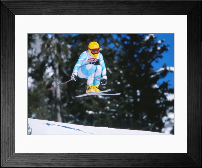 Framed Print : Martin Bell - 1987 FIS World Ski Championships Framed Print : Martin Bell - 1987 FIS World Ski Championships