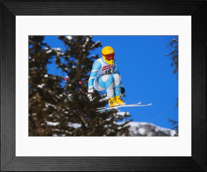 Framed Print : Martin Bell - 1987 FIS World Ski Championships
