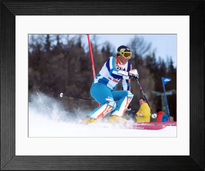 Framed Print : Martin Bell - 1987 FIS World Ski Championships Framed Print : Martin Bell - 1987 FIS World Ski Championships