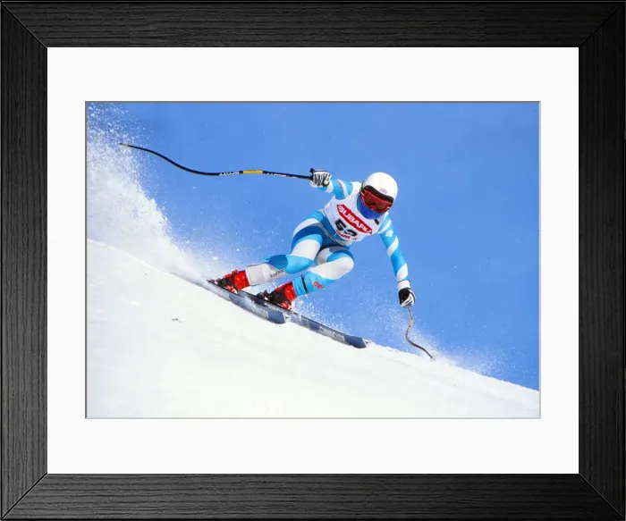 Framed Print : Clare Booth - 1987 FIS World Ski Championships Framed Print : Clare Booth - 1987 FIS World Ski Championships