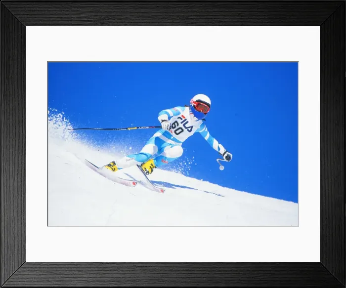 Framed Print : Lesley Beck - 1987 FIS World Ski Championships Framed Print : Lesley Beck - 1987 FIS World Ski Championships