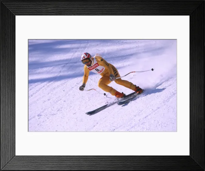 Framed Print : Konrad Bartelski - 1983 FIS World Cup - St Anton Framed Print : Konrad Bartelski - 1983 FIS World Cup - St Anton