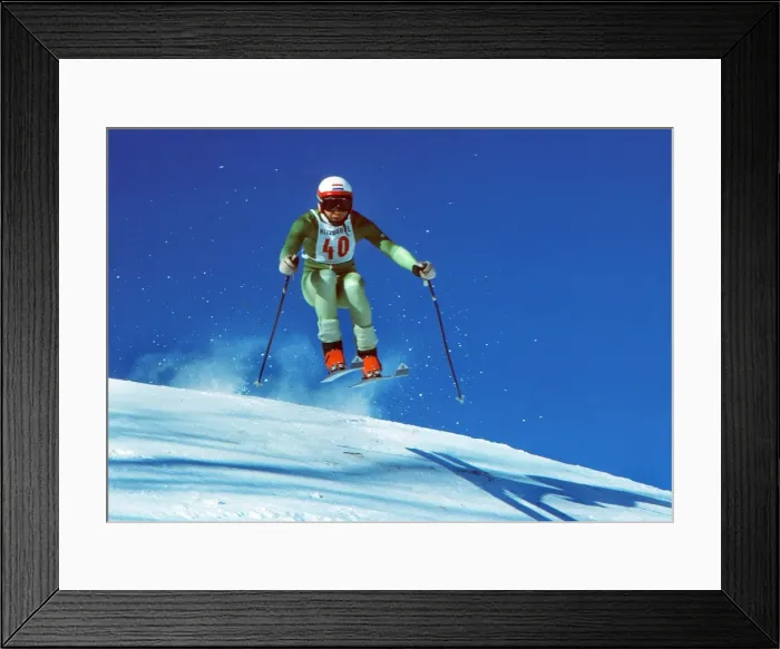 Framed Print : Konrad Bartelski - 1979 FIS World Cup - Kitzbuhel Framed Print : Konrad Bartelski - 1979 FIS World Cup - Kitzbuhel
