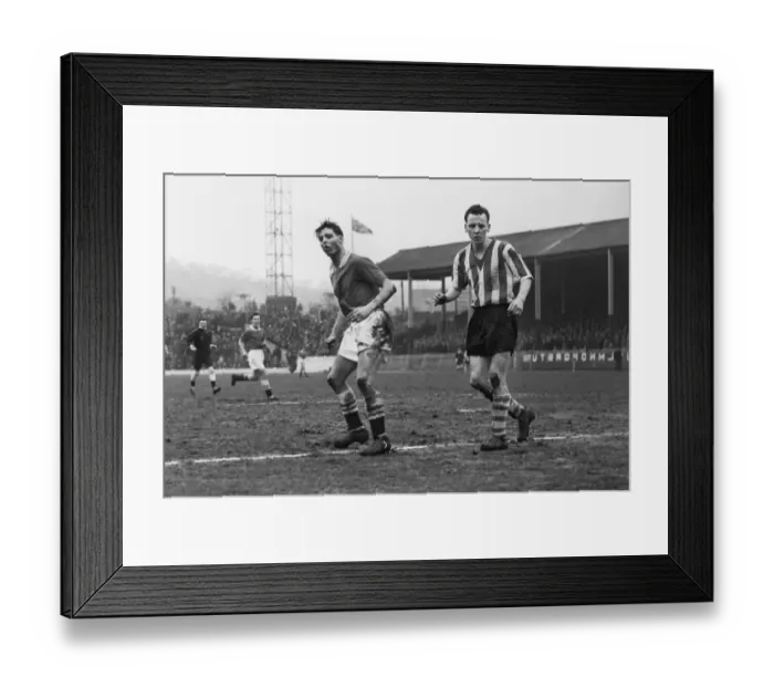 Framed Print : Chelseas Ron Tindall and Sheffield Wednesdays Ralph O Donnell Framed Print : Chelseas Ron Tindall and Sheffield Wednesdays Ralph O Donnell