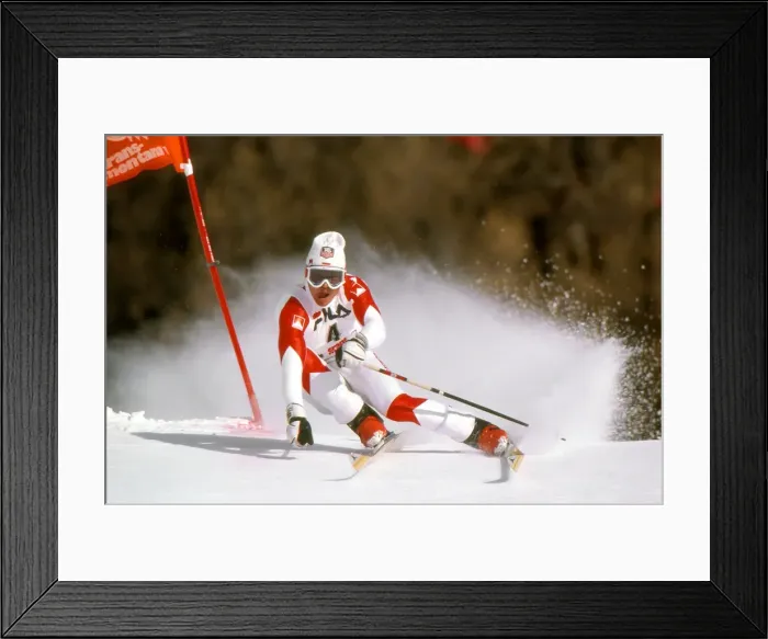 Framed Print : Marc Girardelli - 1987 FIS World Ski Championships Framed Print : Marc Girardelli - 1987 FIS World Ski Championships