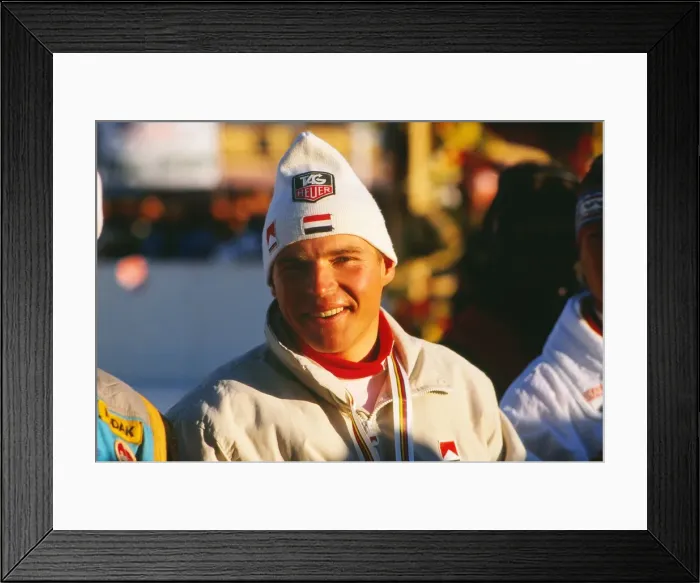 Framed Print : Marc Girardelli - 1987 FIS World Ski Championships Framed Print : Marc Girardelli - 1987 FIS World Ski Championships
