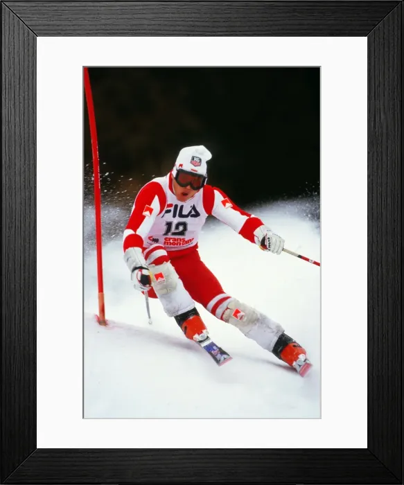 Framed Print : Marc Girardelli - 1987 FIS World Ski Championships Framed Print : Marc Girardelli - 1987 FIS World Ski Championships