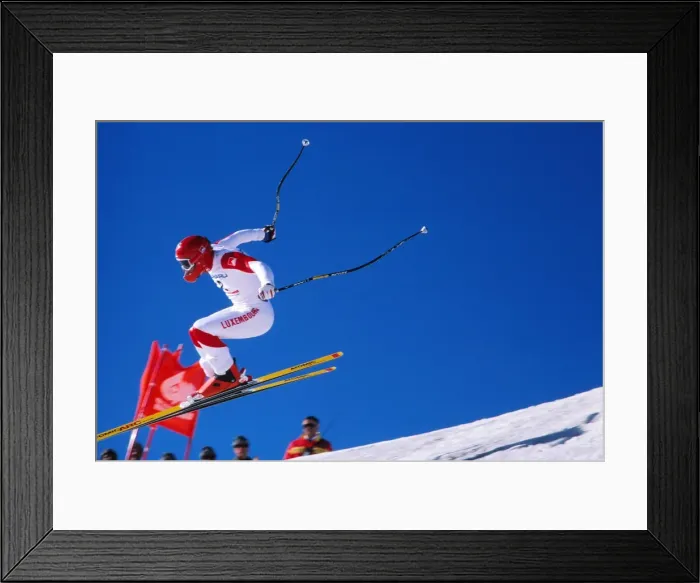 Framed Print : Marc Girardelli - 1987 FIS World Ski Championships Framed Print : Marc Girardelli - 1987 FIS World Ski Championships