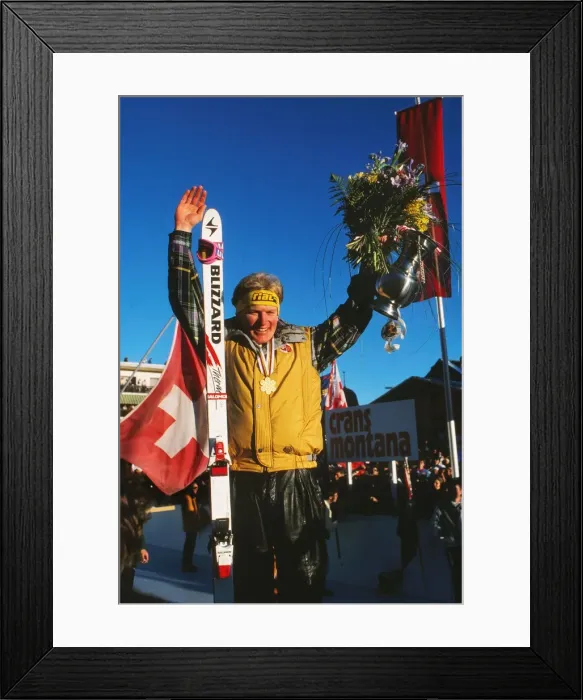Framed Print : Peter Mueller - 1987 FIS World Ski Championships Framed Print : Peter Mueller - 1987 FIS World Ski Championships