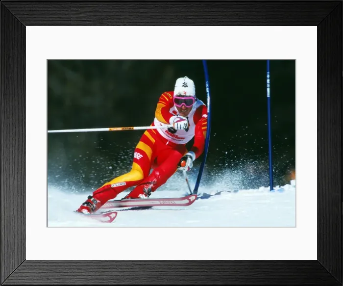 Framed Print : Pirmin Zurbriggen - 1987 FIS World Ski Championships Framed Print : Pirmin Zurbriggen - 1987 FIS World Ski Championships
