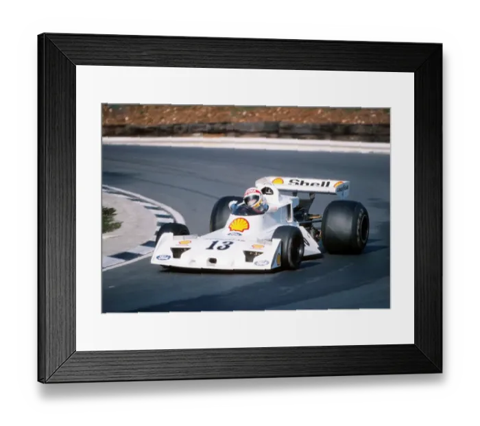 Framed Print : Divina Galica - 1977 Race of Champions