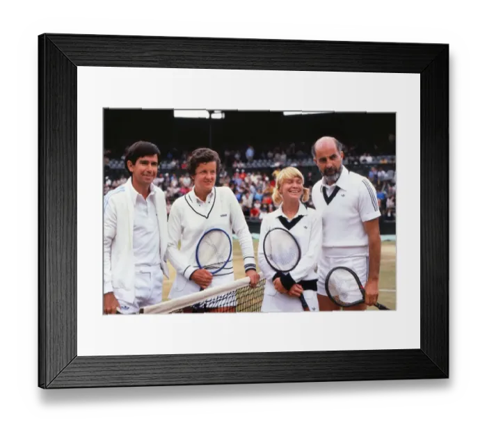 Framed Print : 1979 Wimbledon Championships - Mixed Doubles Finalists Framed Print : 1979 Wimbledon Championships - Mixed Doubles Finalists